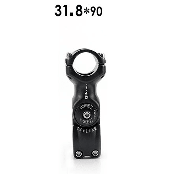 Qikour 25.4/31.8Mm 60° Adjustable Bike Stem Riser Road Mountain Bicycle Cycling Accessories