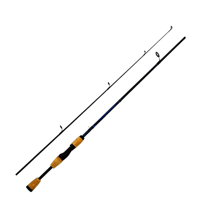 ZANLURE Carbon Fiber 1.8M 2 Section Spinning/Casting Fishing Rod Wooden Handle Fishing Pole