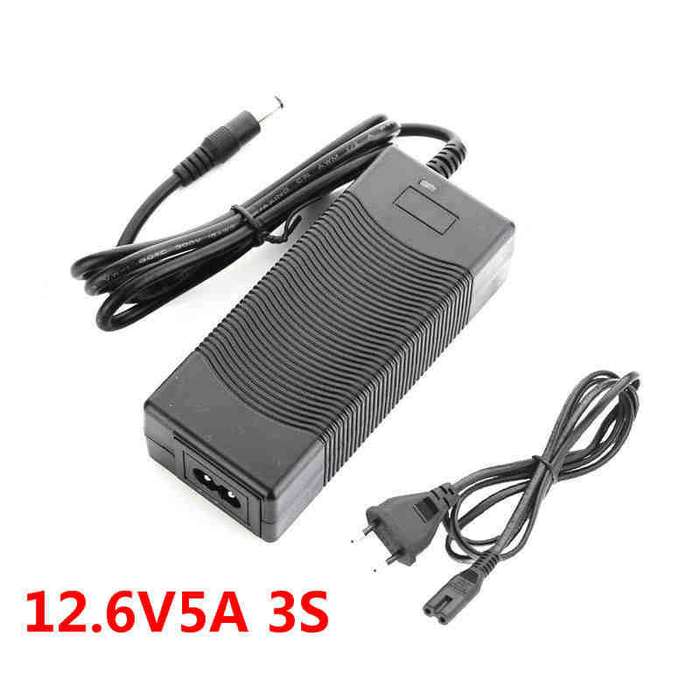 LIITOKALA 12.6V 5A 3/5S Lithium Battery Pack Charger Lithium-Ion DC Power Supply 3/5 Series Battery Power Supply Charger