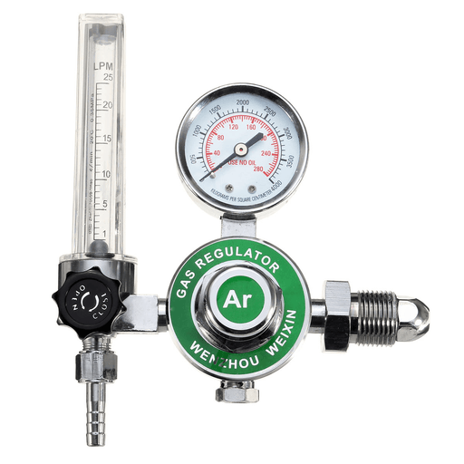 Argon CO2 Gas Mig Tig Flow Meter Welding Weld Regulators Gauge Welder Cga580 Fits