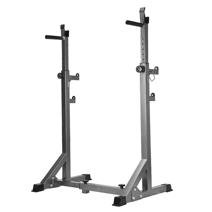 300KG Weight-Bearing Fitness Barbell Rack with Elastic Locking Pull Pin Adjustable Height Non-Slip Home Exercise Fitness Equipment