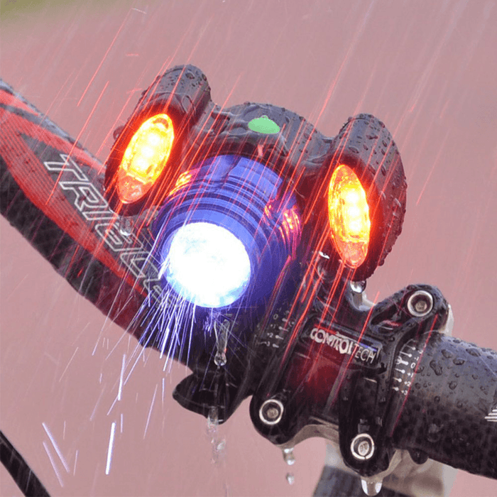 XANES 800LM T6 Bicycle Warning Light Zoomable IPX6 Waterproof Bike Front Light 4 Modes USB Charging