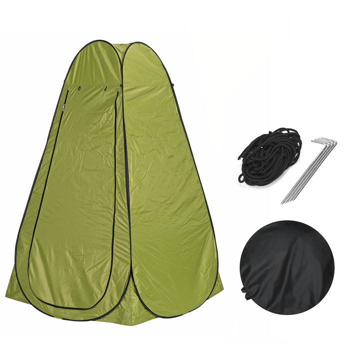 Single/Double Portable Pop-Up Tent Camping Toilet Shower Dressing Privacy Room Tent Waterproof