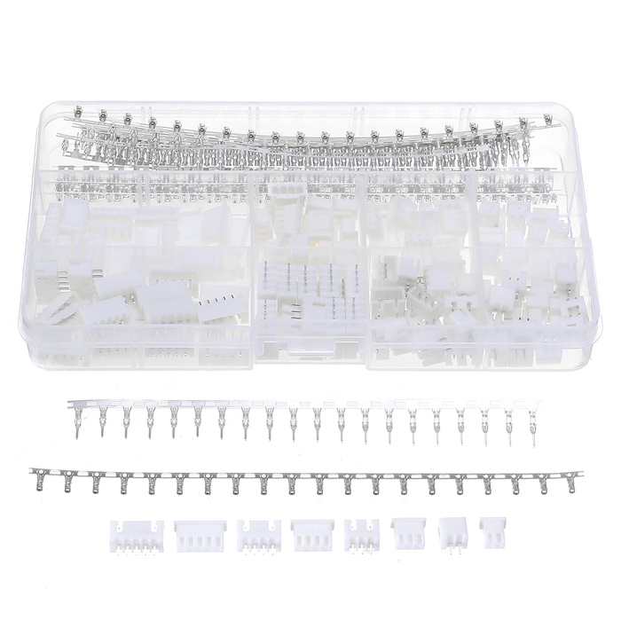 Excellway DH32 560Pcs 2/3/4/5Pin Male/Female Wire Jumper Head Connector Adapter Plug Set