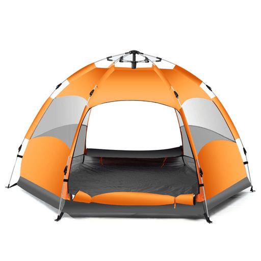 Ipree® 5-7 Persons Automatic Waterproof Large Camping Hiking Tent Outdoor Base Camp Blue/Orange