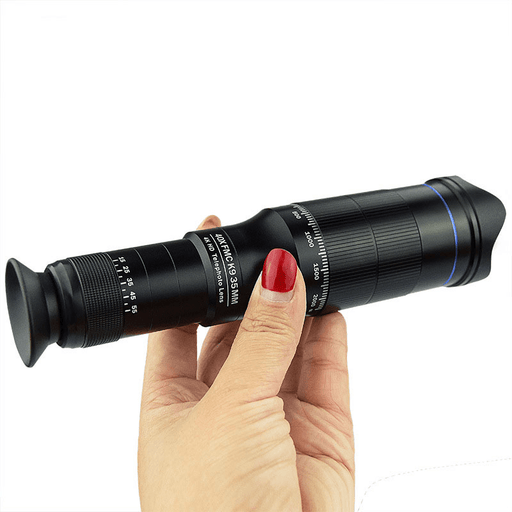 40X HD Phone Camera Lens Smart Double Lens Zoom Telescope Set Fish Eye Len Monocular for Outdoor Camping Travel