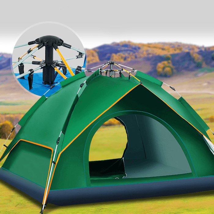 4-5 People Automatic Family Camping Tent Ultralight Sunshade Canopy Awning Outdoor Travel