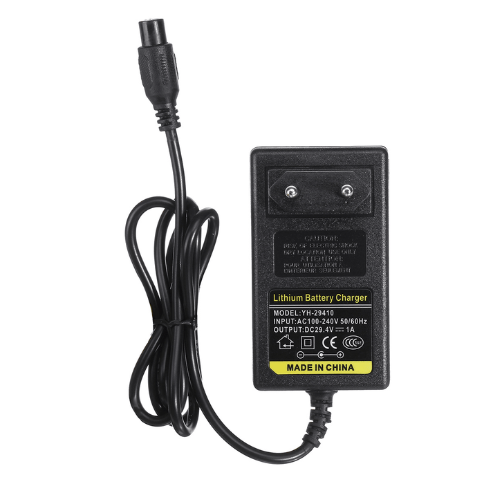 29.4V 1A Lithium Battery Charger for Razor E100 E125 E150 Electric Scooter 3.3 FT Power Cord