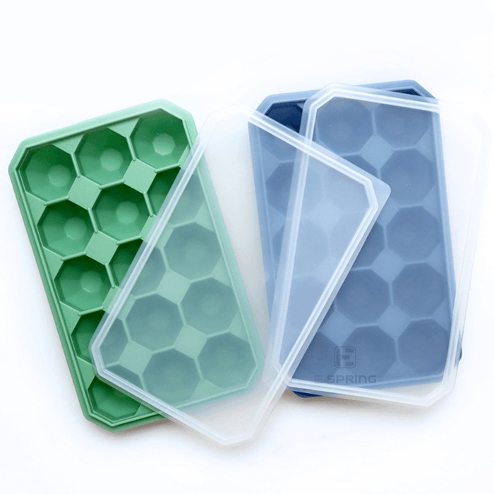 15 Grid Diamond Ice Tray Silicone Stackable Square Kitchen Ice Mold Set for Home Kitchen Accessories
