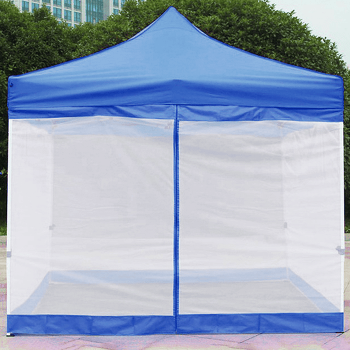 3X3M 1 Side Wall Canopy Anti-Mosquito Nets Breathable Windproof Shelter Tent Outdoor Camping Travel