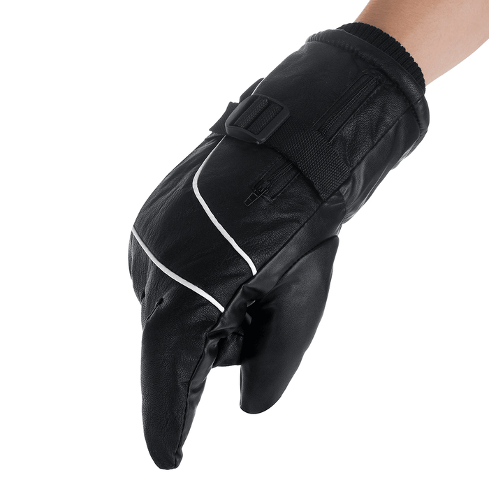 3.7V 2600/4000Mah Electrically Heated Gloves Waterproof Windproof Motorcycle Winter Warmer Outdoor Thermal Equipment