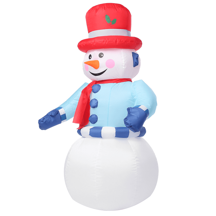 1.2M LED Christmas Inflatable Snowman Halloween Outdoors Ornaments Shop Decoration