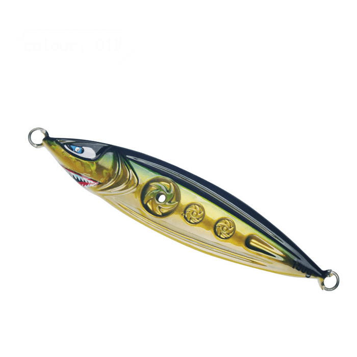 ZANLURE 1PSC Hollow-Out Luminous 3D Fishing Lure Popper Topwater Swim Crankbait Artificial Hard Bait