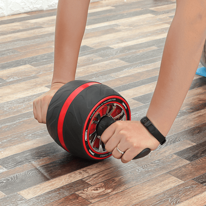 ABS Abdominal Wheel Roller Mute Home Sports Fitness Strength Muscle Training Tools