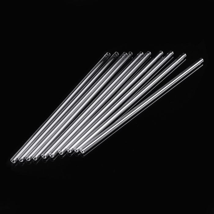 10Pcs 300Mm OD 7Mm 1.5Mm Thick Wall Borosilicate Glass Blowing Tube Lab Tubing