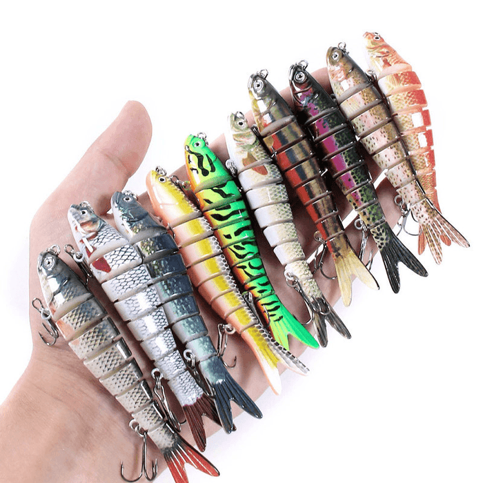 HENGJIA 10Cm 11.4G Hard Multi Jointed Lure Fishing Bait Fishing Lure