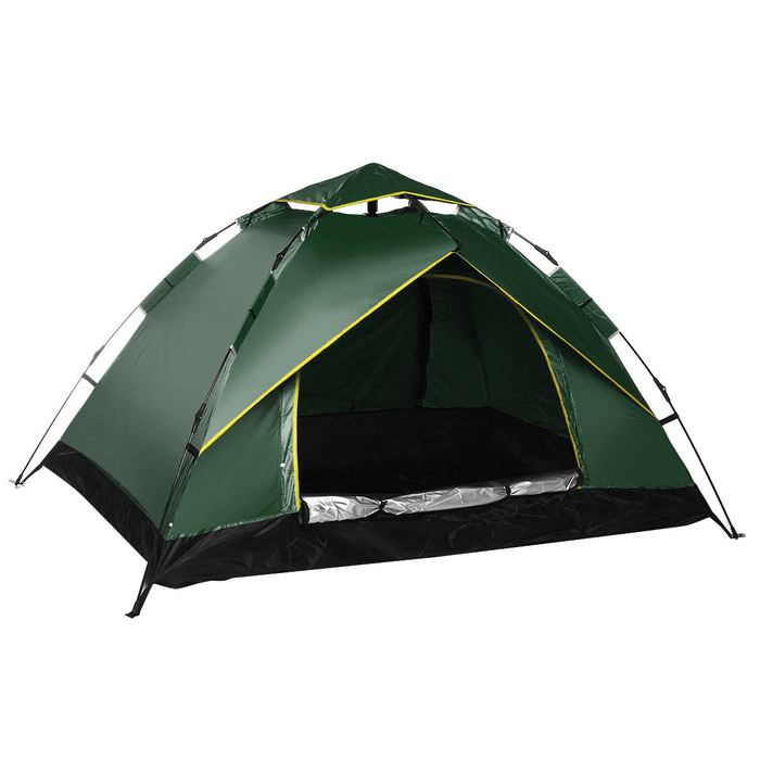 3-4 People Family Camping Tent Automatic Instant Sunshade Waterproof Awning Hiking Travel Fishing