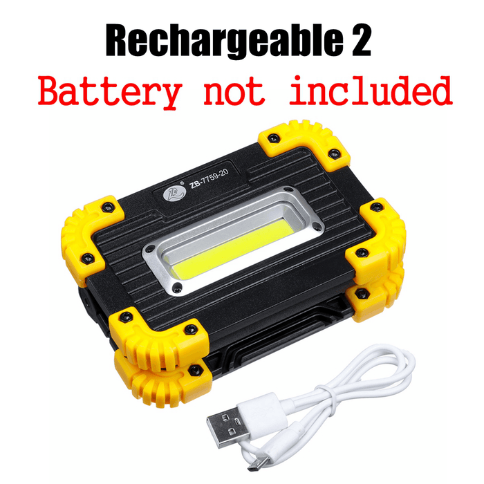 50W COB Work Light USB Charging 3 Modes Camping Light Floodlight Emergency Lamp Outdoor Travel