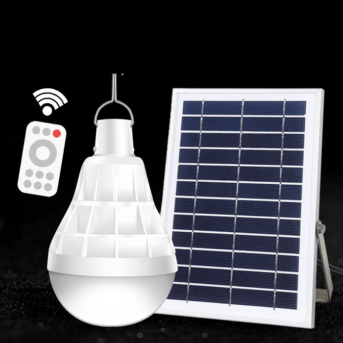 Ipree® 80/150W Solar LED Bulb Light 5 Modes Remote Control USB Rechargeable Emergency Light Night Light Outdoor Camping Fishing