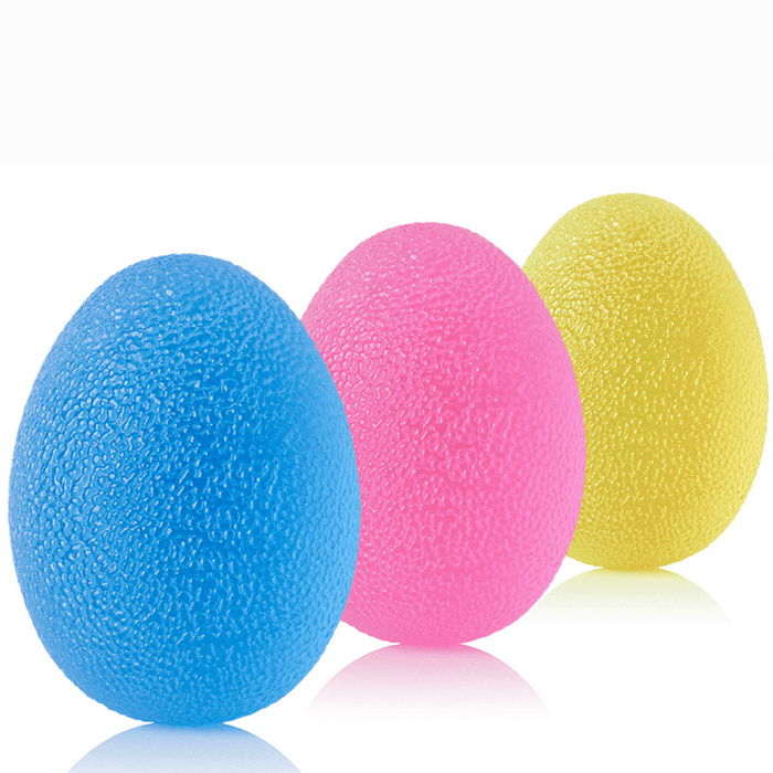 KALOAD High Elasticity Silicone Egg Grip Ball Indoor Outdoor Finger Massage Ball Fitness Strength Trainer