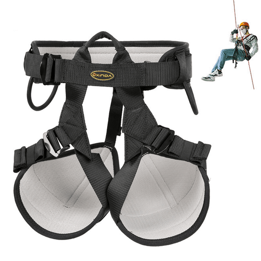 XINDA Tree Rock Climbing Harness Outdoor Sports Safety Belt Mountaineering Waist Support Protection Belt Survival Rappelling Equipment