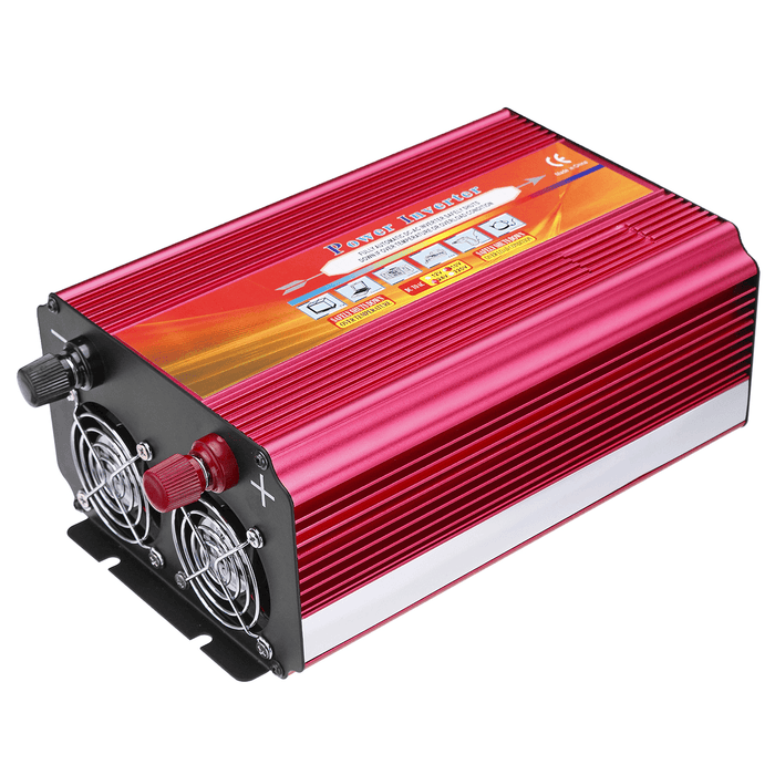 LCD Power Inverter DC 12V/24V to AC 110V/220V 6000W Peak Modified Sine Wave Converter