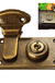 Archaize Wooden Lock Suitcase Box Lock around the Trunk Lock to Lock
