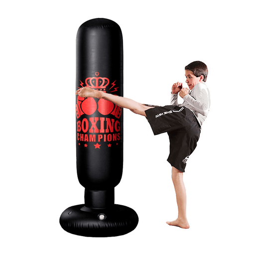 1.6M Free Standing Inflatable Boxing Punch Bag Boxing Kick Training Home Gym Fitness Tools for Adults Kids