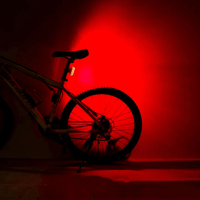 XANES TL10 5 LED 5 Modes Bike Tail Light Waterproof USB Charging Reflective Shell Bicycle Rear Light