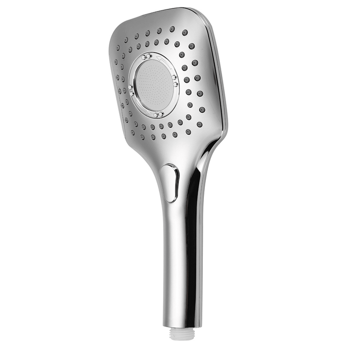 5-In-1 Rainfall Handheld Shower Head Combo 3 Level Adjustable Dual Square Hose