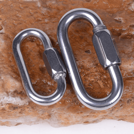XINDA XD-8619 Solid Fine Steel Oval Lock Rock Climbing Carabiner Safety Bearing Clasp Main Lock
