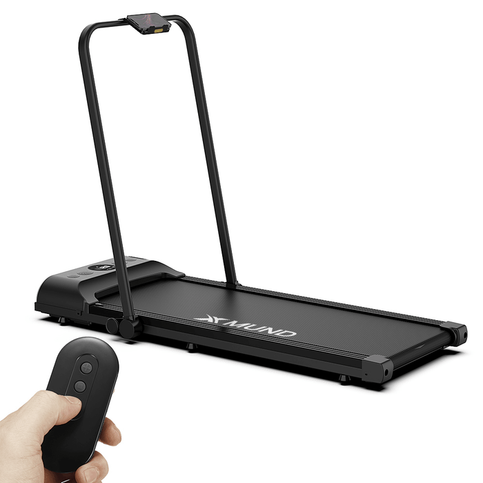 [US/EU Direct] XMUND XD-T2 Treadmill 12Km/H Running Mode Adjustable LCD Display Bluetooth Non-Slip Walking Pad Remote Control Gym Home Fitness Equipment