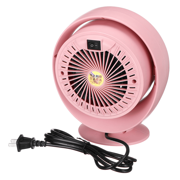 800W Mini Electric Air Heater Portable Space PTC Ceramic Heating Fan Home Office Winter Warmer