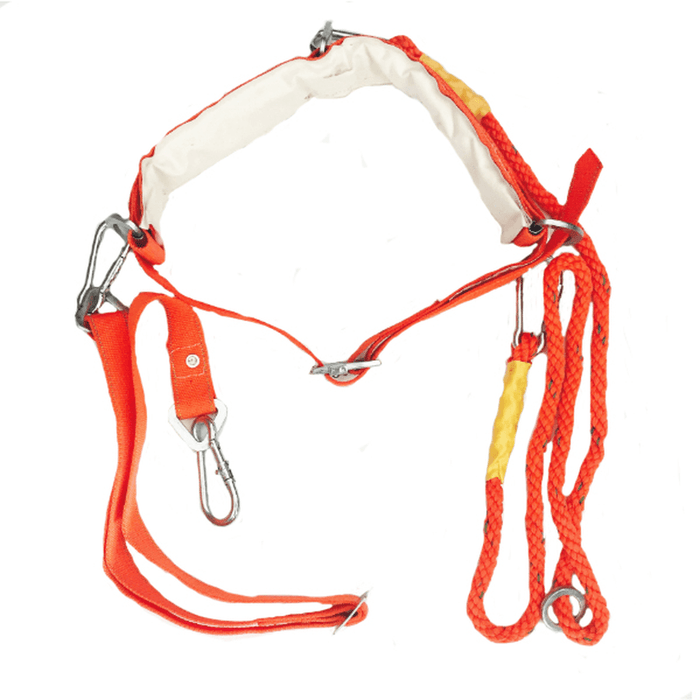 W-Y Type Orange Aerial Work Rope Full Body Climbing Rope Belt Security Outdoor Mountaineering Belts Protection Accessories