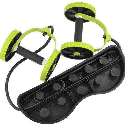 Multifunctional Home Abdominal Wheel Roller W/ Resistance Bands Muscle Training Workout Tools