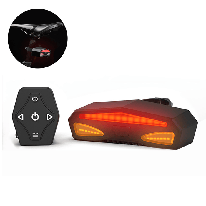 BIKIGHT 85LM Bike Tail Light with Turn Signals USB Rechargeable Waterproof Safety Warning Bicycle Rear Lamp for Electric Bike Scooter Motorcycle