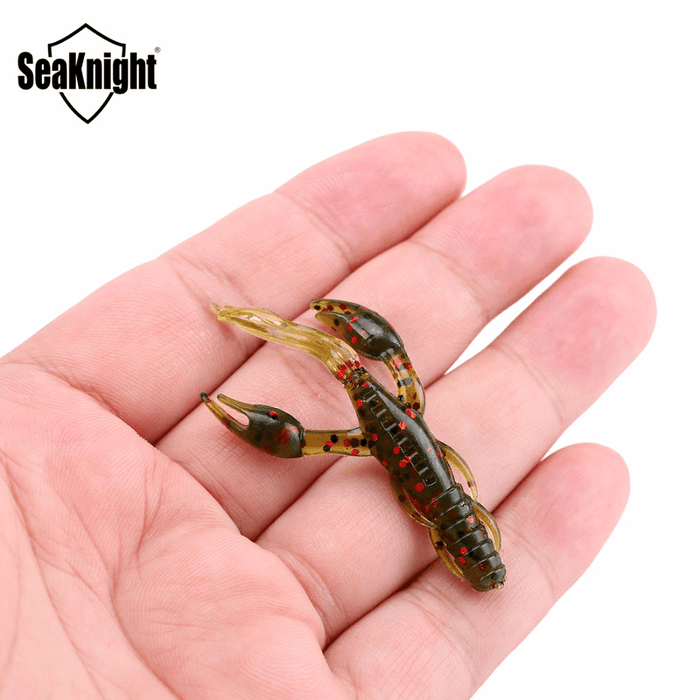 Seaknight SL020 8Pcs 1.8G 60Mm Soft Lure Silicone Worm Shrimp Fishing Lure Bass Carp Fishing