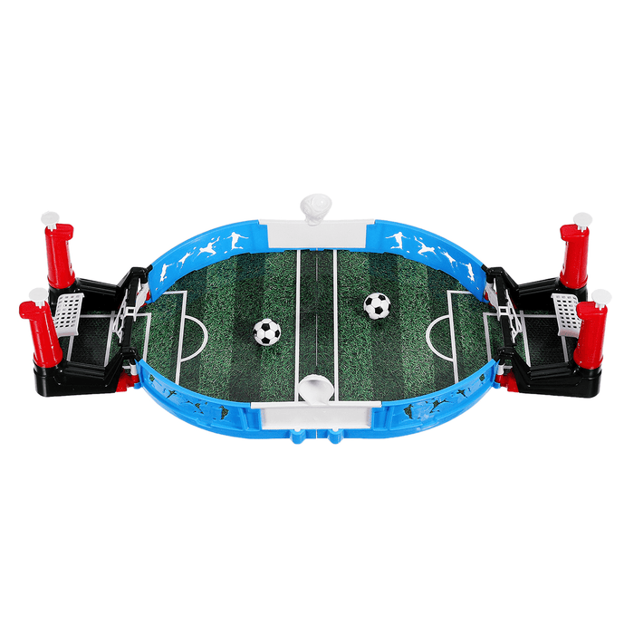 Mini Tabletop Soccer Game Double Players Family Party Interactive Tabletop Football Toy