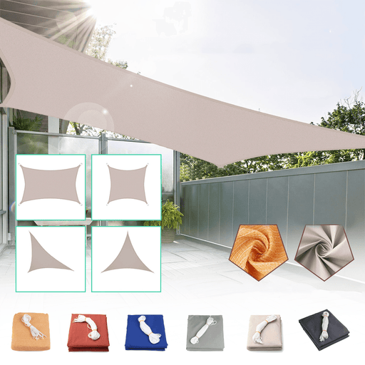 Folding Sun Shade UV Blocking Patio Canopy Cover Waterproof Swimming Pool Canopy Outdoor Garden Camping