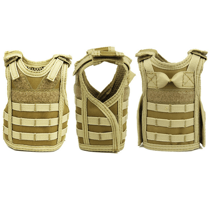 1Pcs Tactical Bottle Cover Mini Molle Vest Drink Bottle Protector Holster for Outdoor Sports