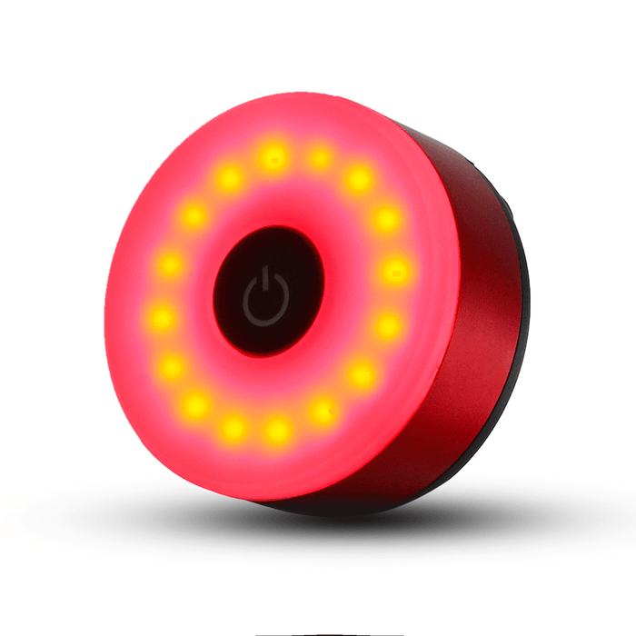 BIKIGHT COB LED Cycling Rear Warning Light 5 Modes USB Rechargeable Waterproof Bike Tail Light