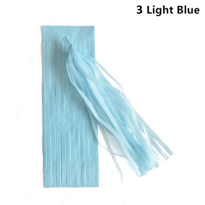 14 Inch Tissue Paper Tassel Garland Birthdays Party Decorations Event Gift Pack Balloon Accessoriess