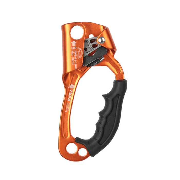 XINDA Aluminum Alloy Climbing Mountaineer Hand Grasp Climbing Ascender Device Rappelling Belay for 8-12Mm Rope