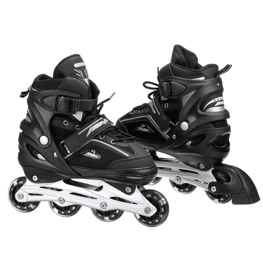 4 Size Adjustable Safe＆Durable Inline Skates for Kids and Adults Outdoor Blades Roller Skates with Full Light up LED Wheels Boys Girls Gifts