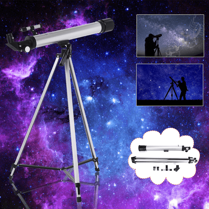 Professional Reflector Astronomical Telescope + Adjustable Tripod Science Education for Gift