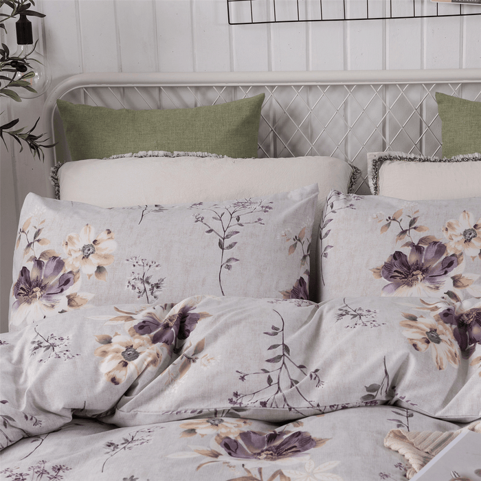 2/3Pcs Bedding Set Printed Flowers Comforter Quilt Cover Pillowsilp Cotton Warm Soft Duvet Cover for Home Textile