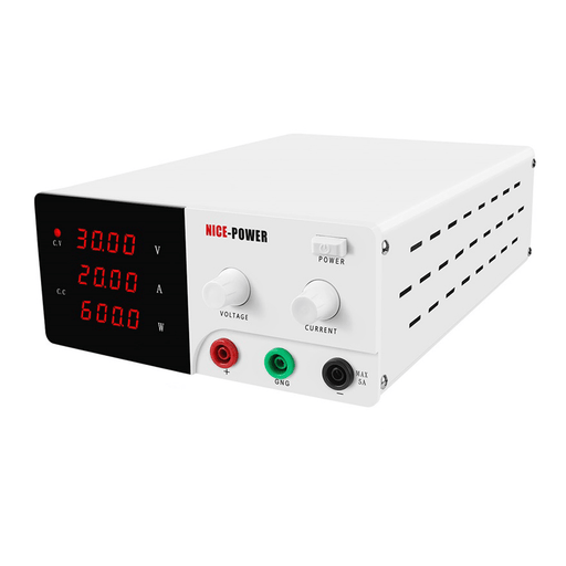 NICE-POWER R-SPS3020 30V 20A Digital Adjustable DC Power Supply Laboratory Power Source 4-Bit Display Voltage Regulator Current Stabilizer