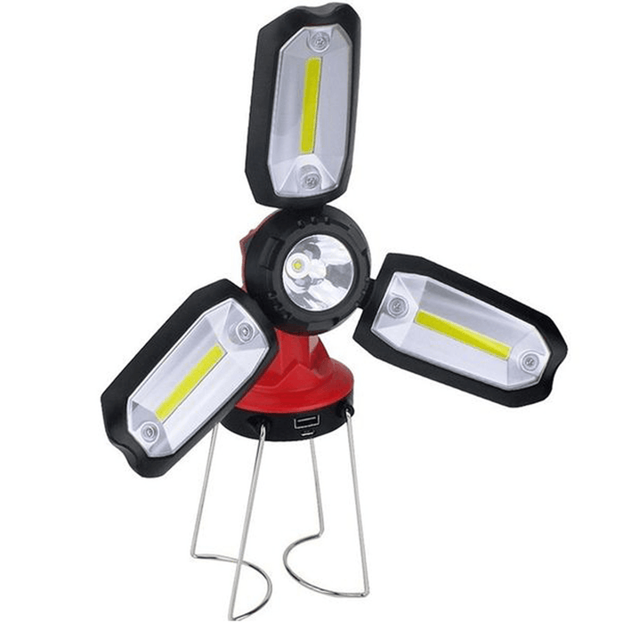 1200Mah Camping Light USB Charging Multi-Angle Adjustable 6 Modes LED Flashlight Emergency Lantern