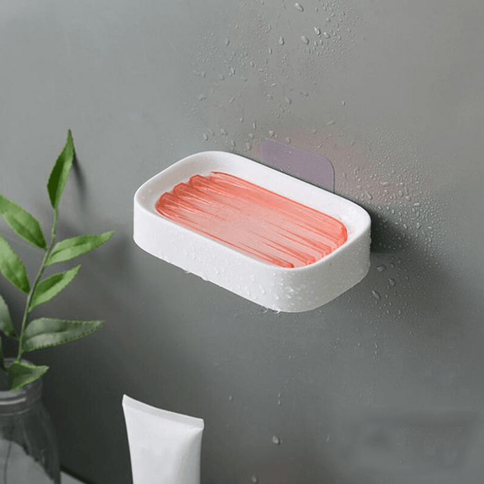 Double-Layer Soap Holder Plastic Shower Soap Dish Non-Slip Draining Tool Drainage Household Soap Box for Bathroom Accessories