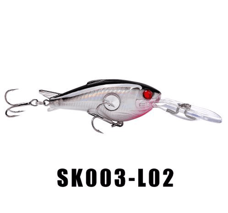 Seaknight SK003 1PCS Fishing Lures Floating 1.8M-3.9M 55Mm 10G Crank Artificial Hard Fishing Bait